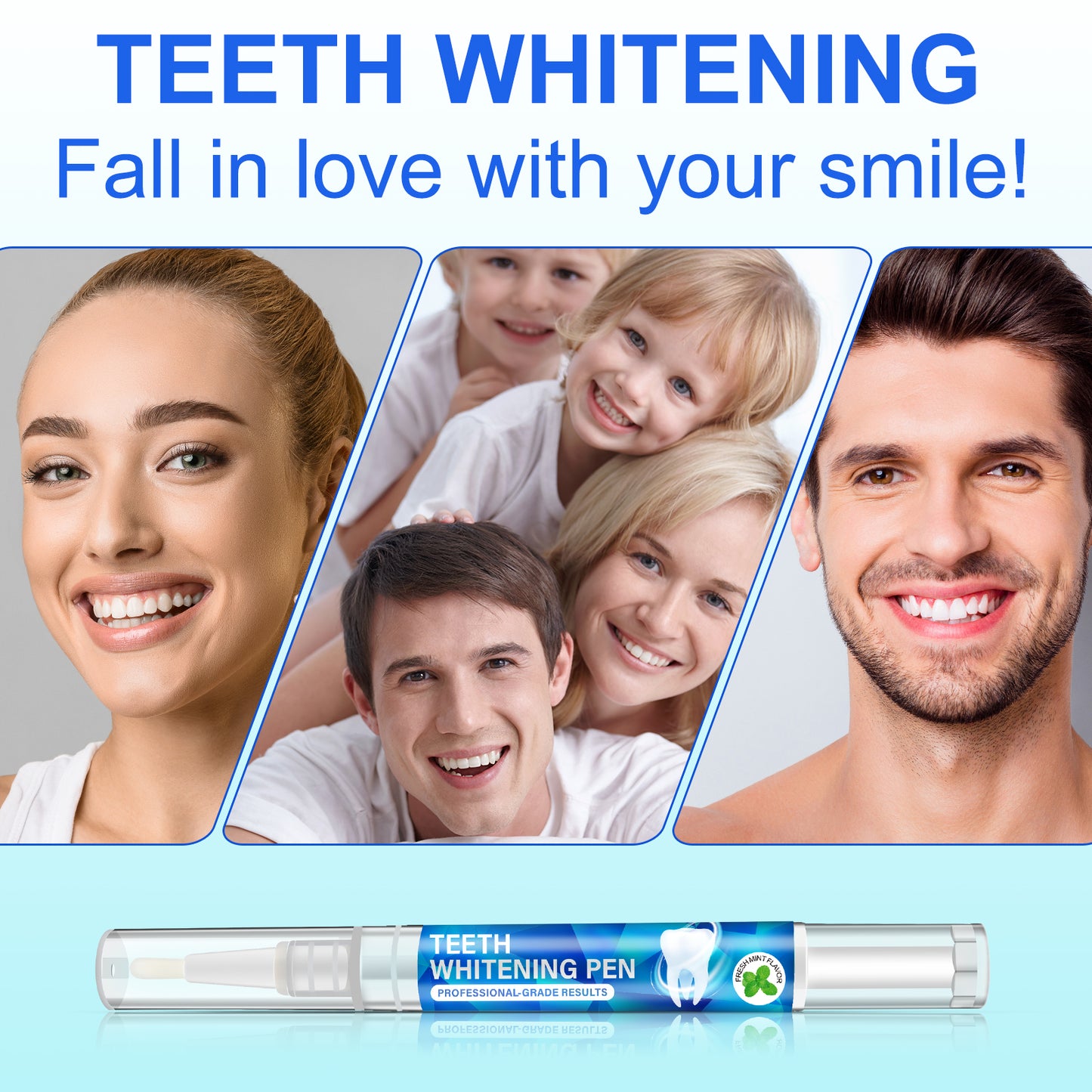 Teeth whitening pen, Teeth cleaning tools, Deep Cleans Mouth- Easy to Use Dental Pen- Great for Home And Travel-, Tooth whitening,