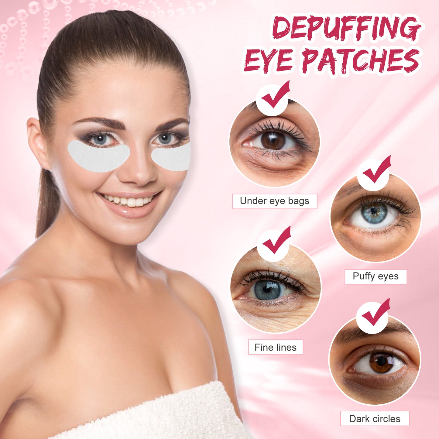 D.FAIRY HYDROGEL EYE PATCH for Eyelash Extension and Facials of All Skin Types