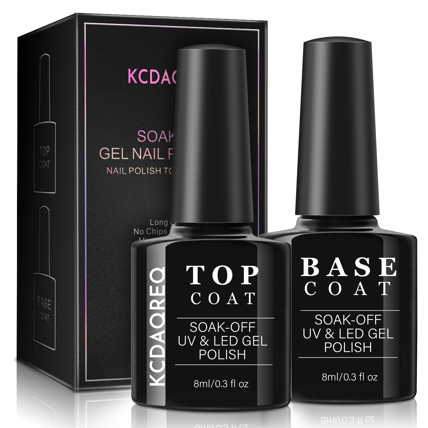 KCDAQREQ TOP COAT SOAK-OFF UV & LED GEL POLISH