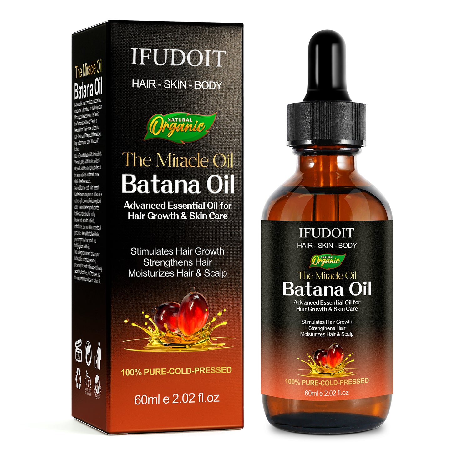 IFUDOIT The Miracle Oil Batana Oil Advanced Essential Oil foR Hair Growth & Skin Care