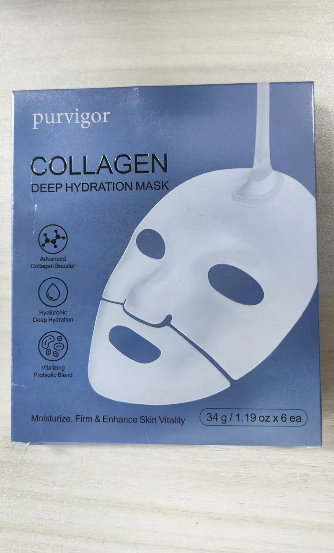 purvigor COLLAGEN DEEP HYDRATION MASK