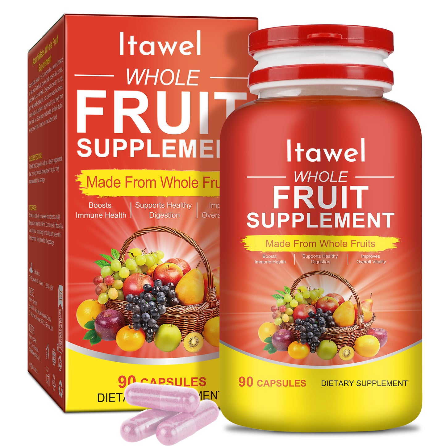 Itawel WHOLE FRUIT SUPPLEMENT Made From Whole Fruits
