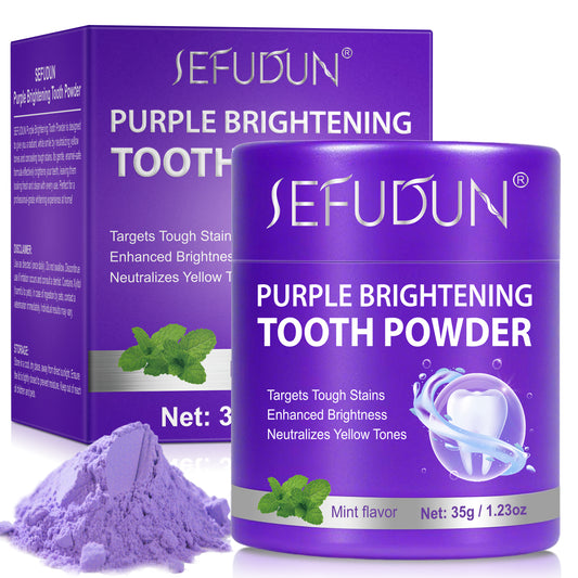 sefudun PURPLE BRIGHTENING TOOTH POWDER