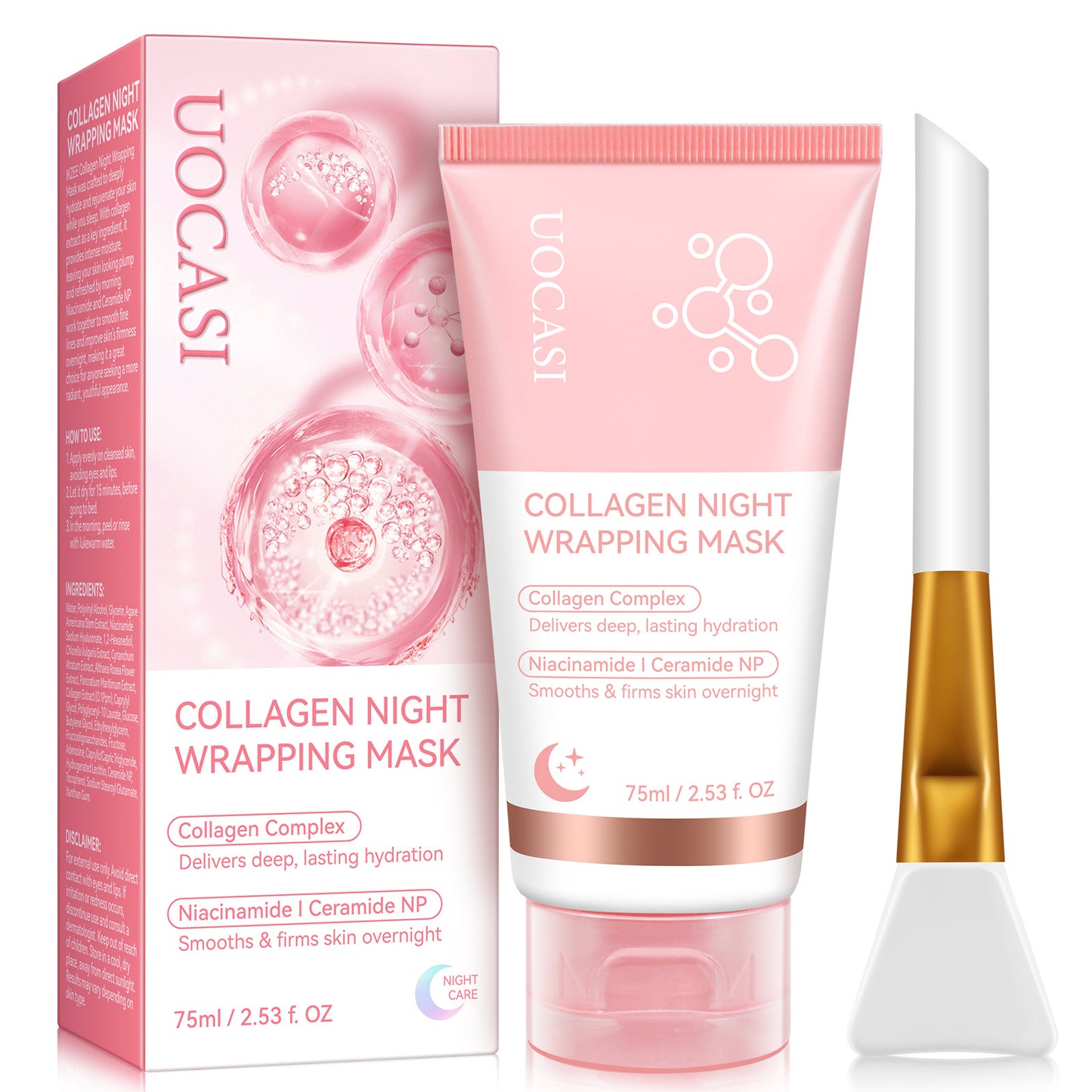 UOCASI COLLAGEN NIGHT WRAPPING MASK