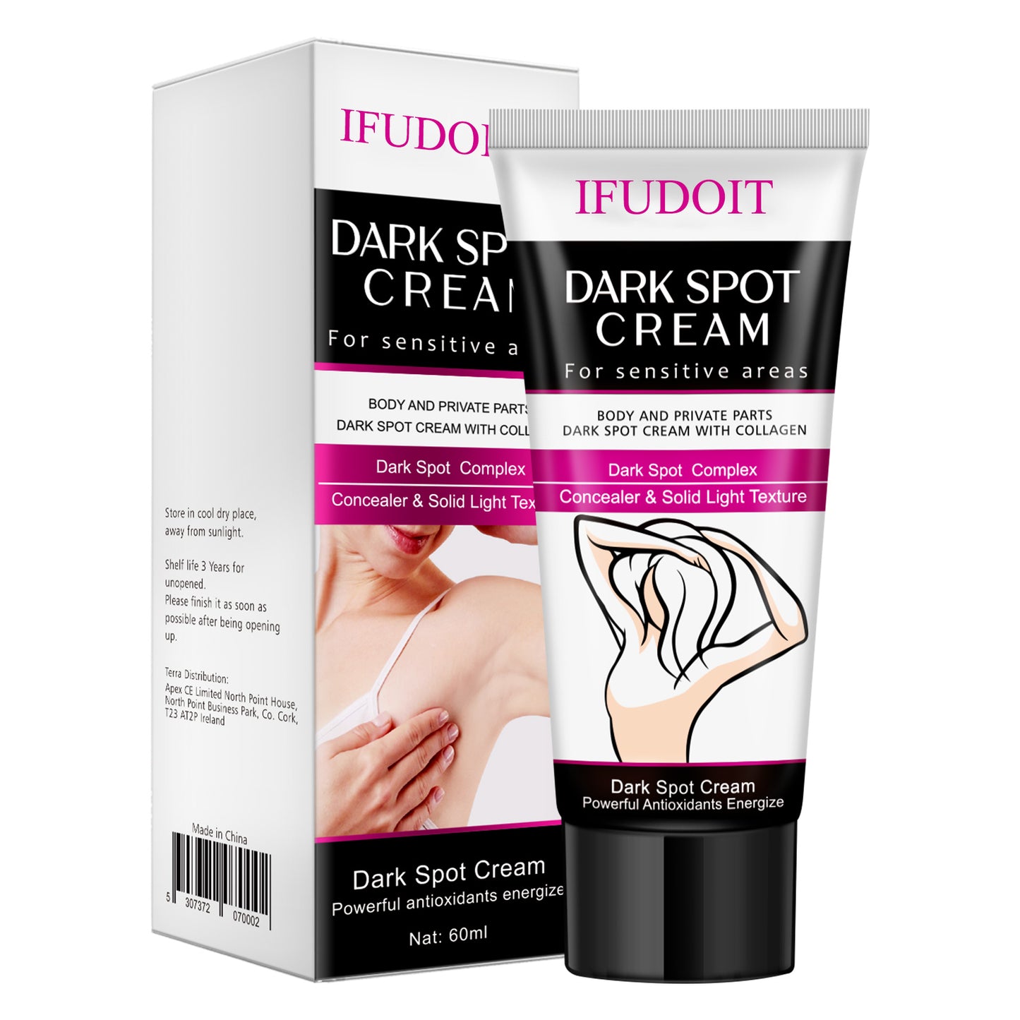 IFUDOIT DARK SPOT CREAM，BODY AND PRIVATE PARTSDARK SPOT CREAM WITH COLLAGEN