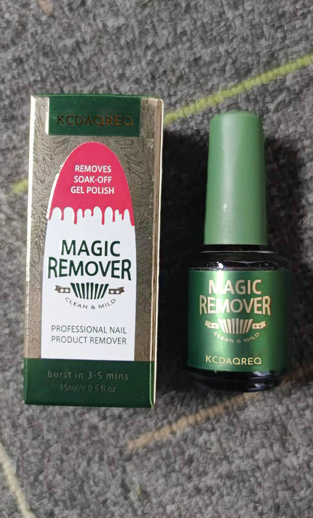 KCDAQREQ MAGIC REMOVER，REMOVES SOAK-OFF GEL POLISH