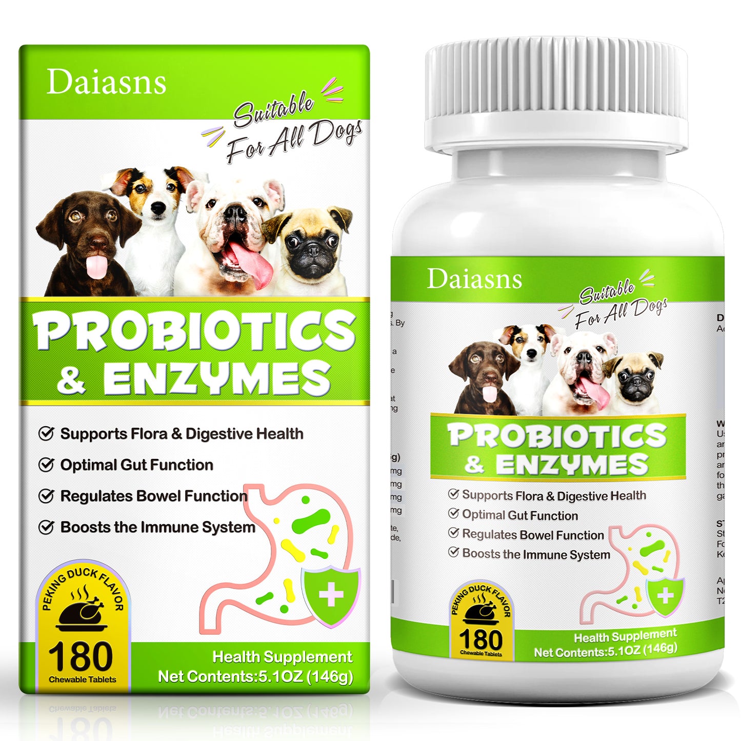 Daiasns PROBIOTICS & ENZYMES For All Dogs