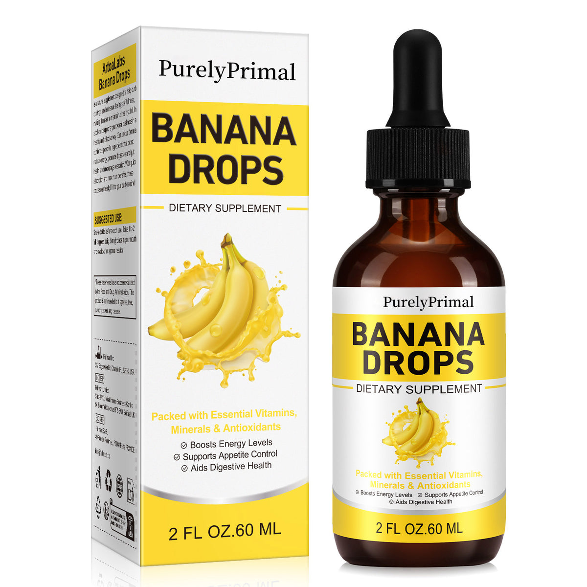 PurelyPrimal banana drops Packed with Essential Vitamins