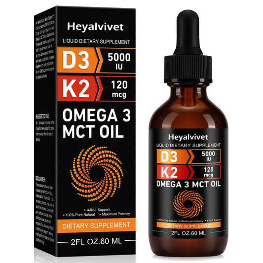 Heyalvivet Omega 3 Mct Oil Liquid Dietary Supplement