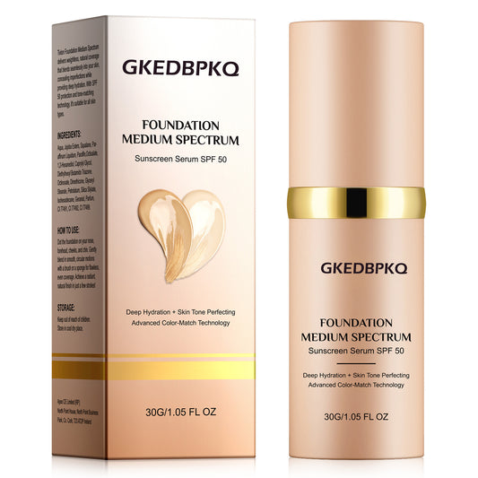 GKEDBPKQ FOUNDATION MEDIUM SPECTRUM Sunscreen Serum SPF 50
