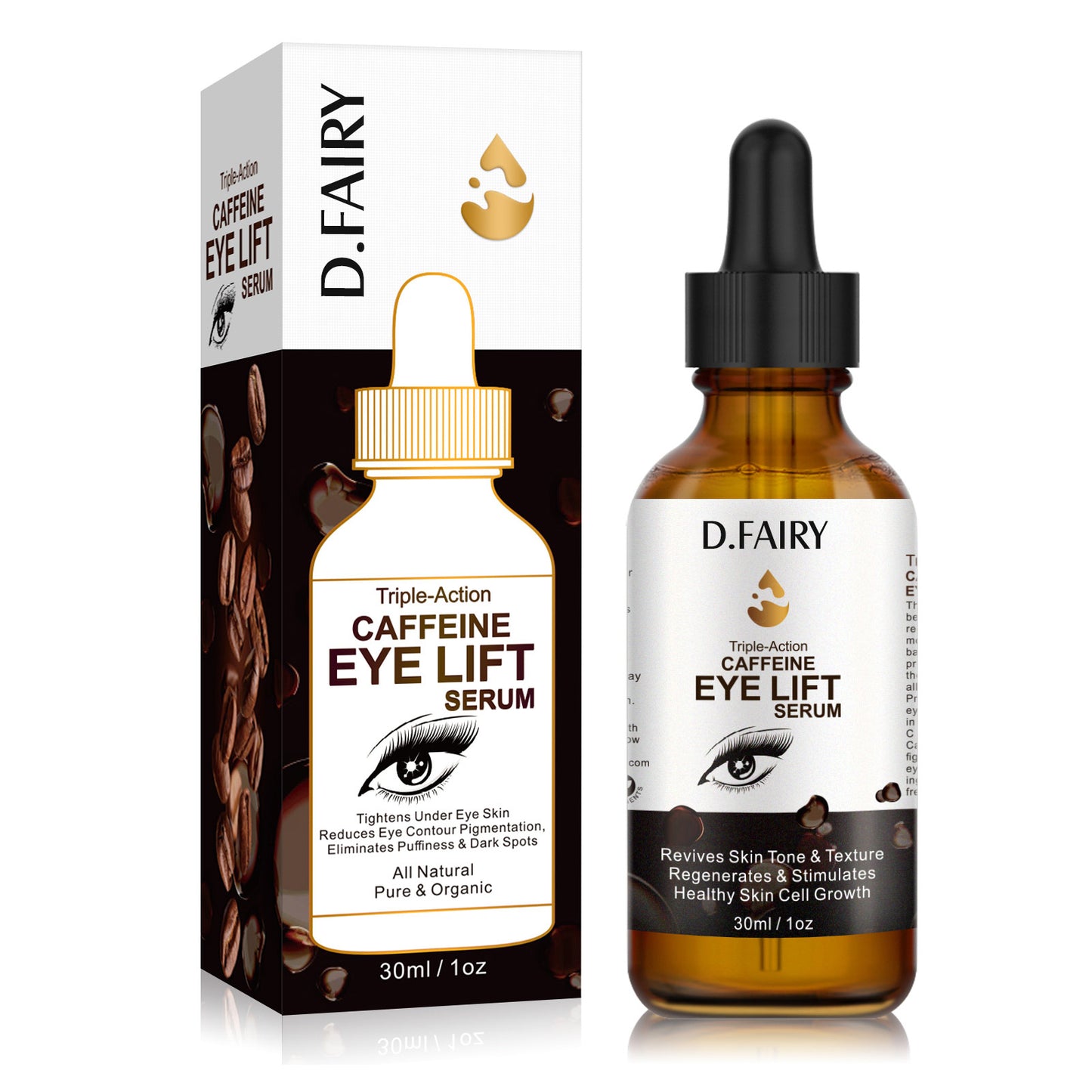 D.FAIRY Triple-Action CAFFEINE EYE LIFT SERUM 30ml