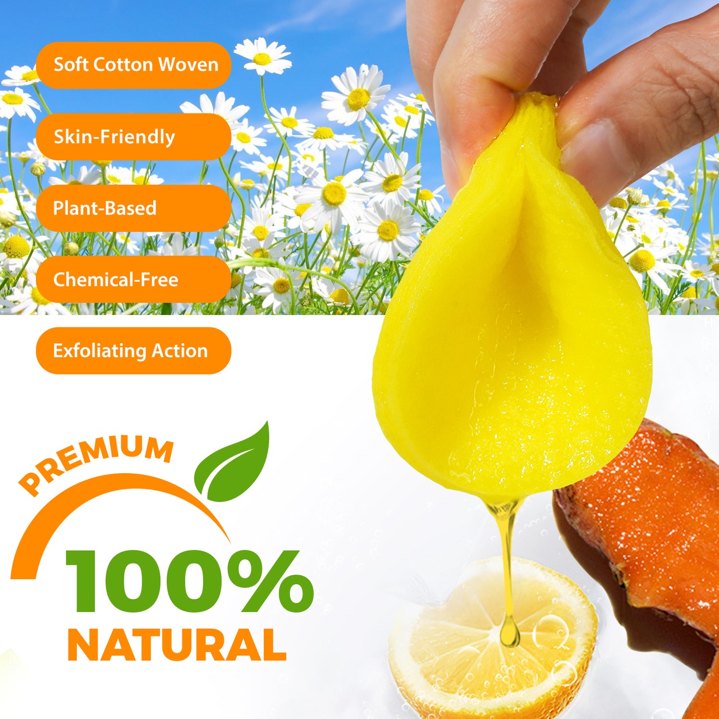 KIZENKA KOJIC ACID & TURMERIC CLEANSING PADS