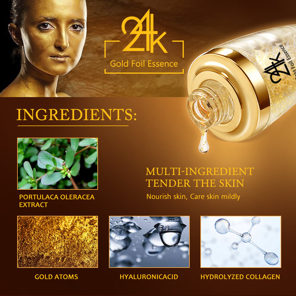 PEESNB 24K Gold Foil Essence
