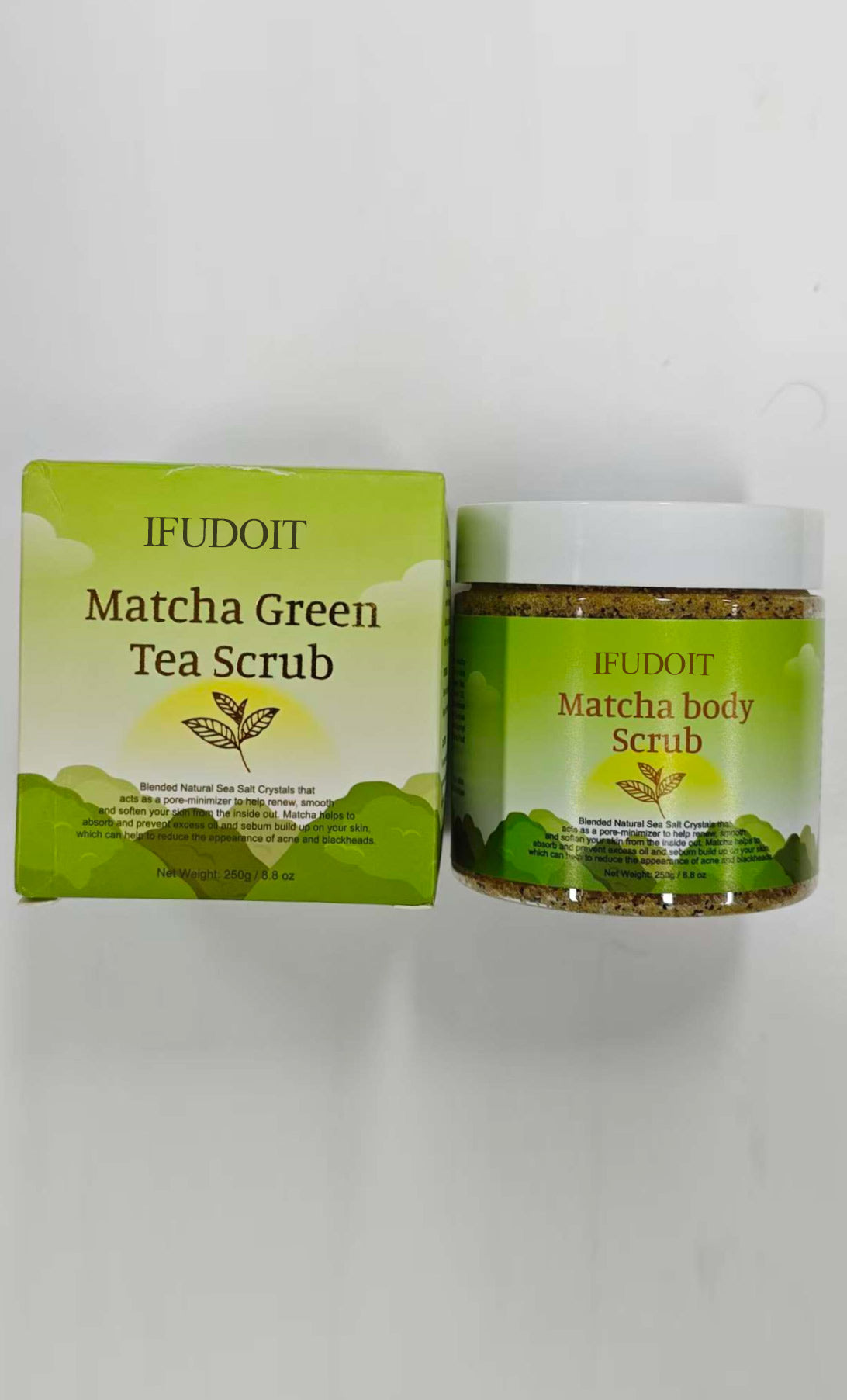 IFUDOIT Matcha body Scrub