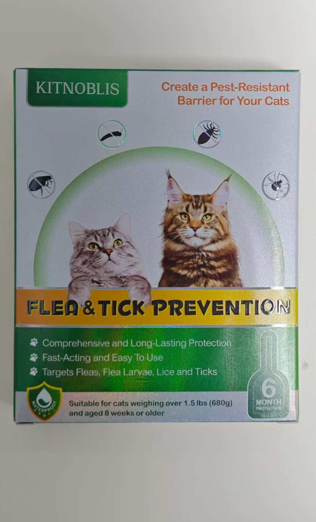 KITNOBLIS FLEA&TICK PREVENTION  For Cats