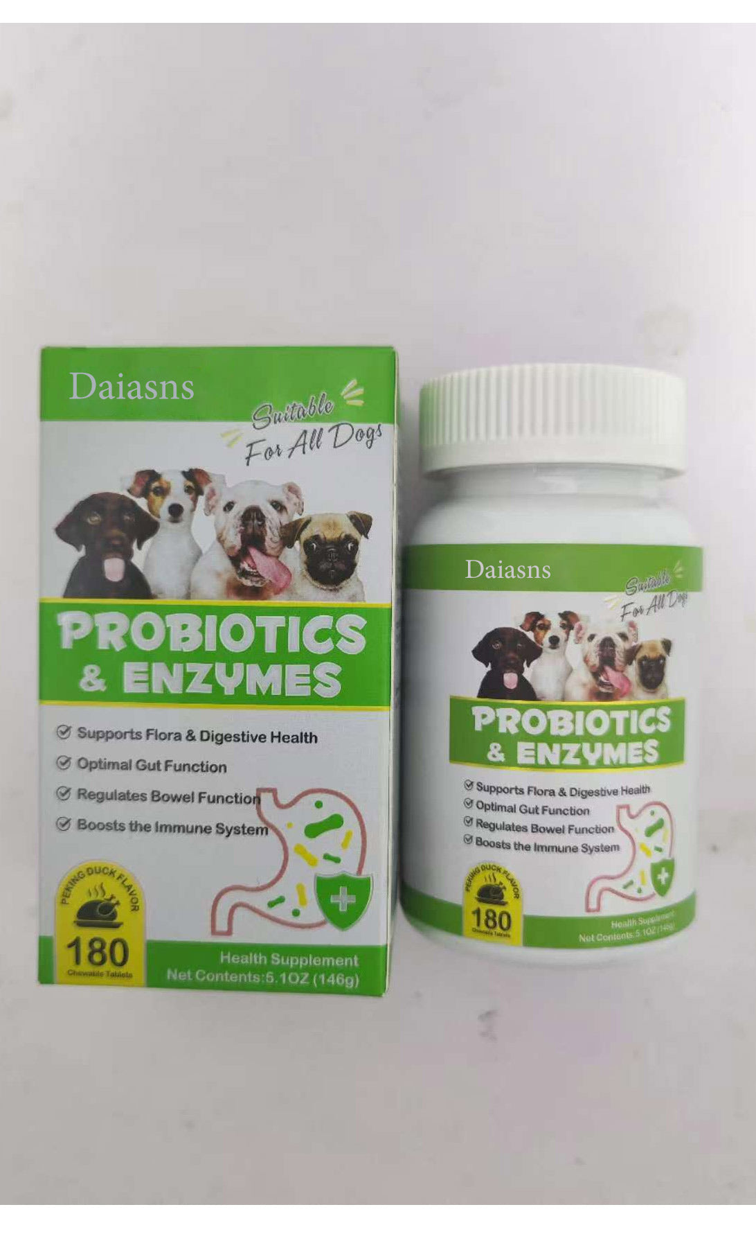Daiasns PROBIOTICS & ENZYMES For All Dogs