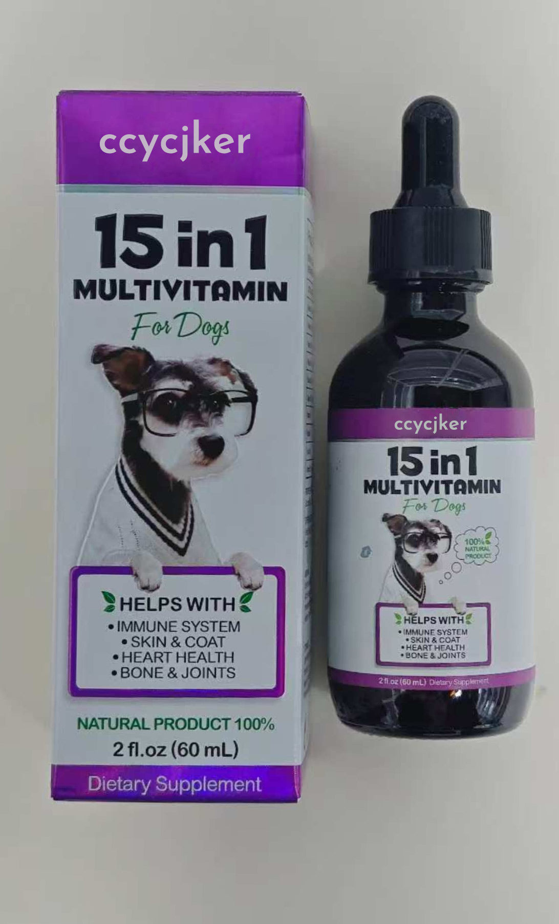 ccycjker 15in1 MULTIVITAMIN For Dogs 60ml