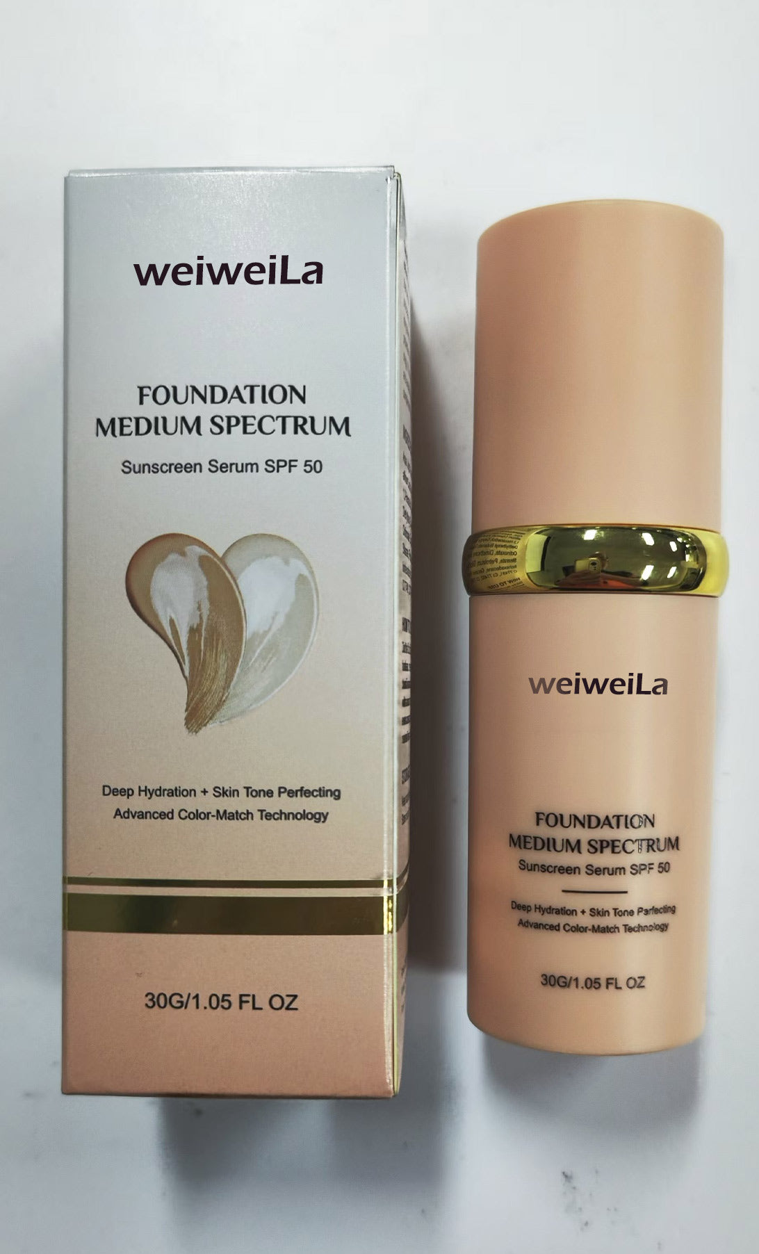 weiweiLa FOUNDATIONMEDIUM SPECTRUM Sunscreen Serum SPF 50