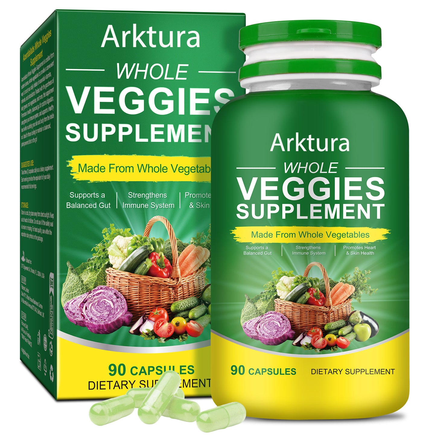 Arktura WHOLE VEGGIES SUPPLEMENT Made From Whole Vegetables