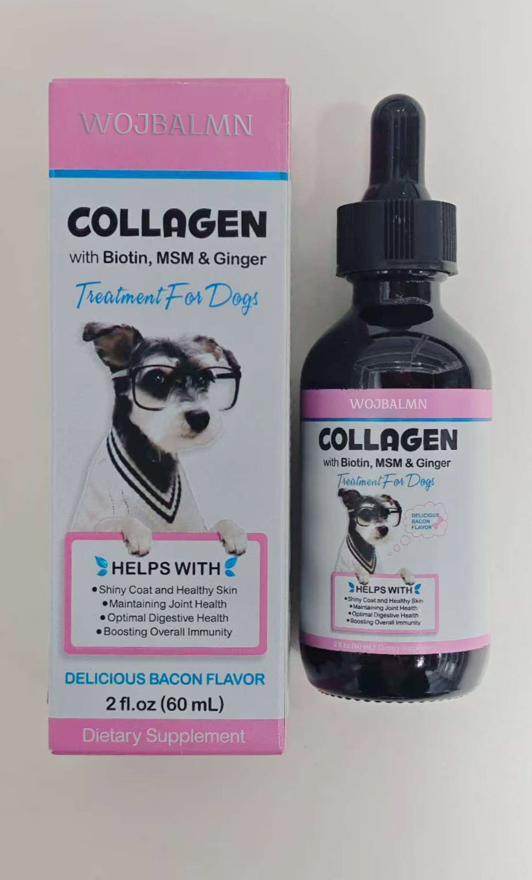 WOJBALMN COLLAGEN with Biotin,MSM & Ging,Treament For Dogs