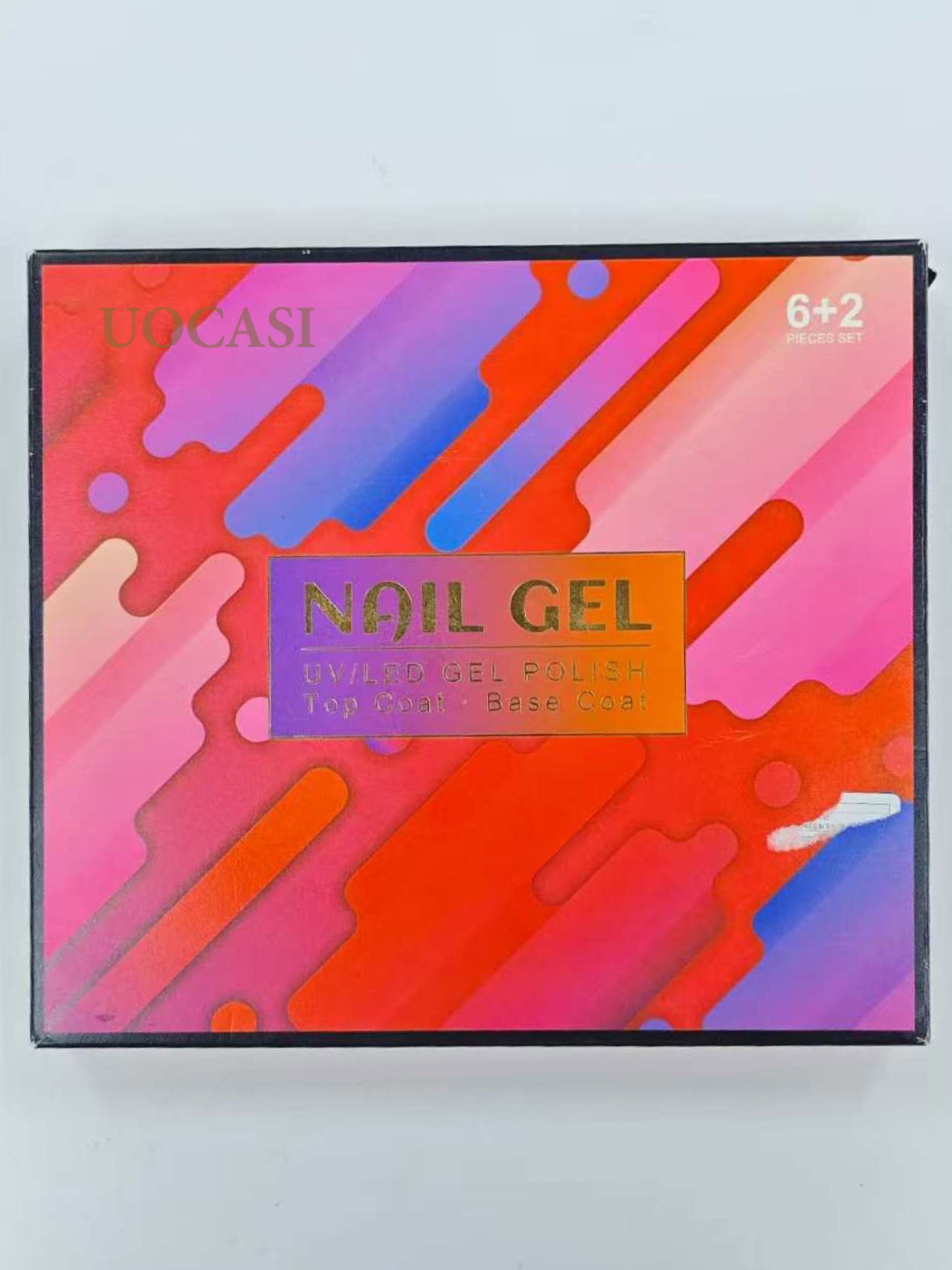 UOCASI NAIL GEL UVILED GEL POLISH Top Coat Base Coat