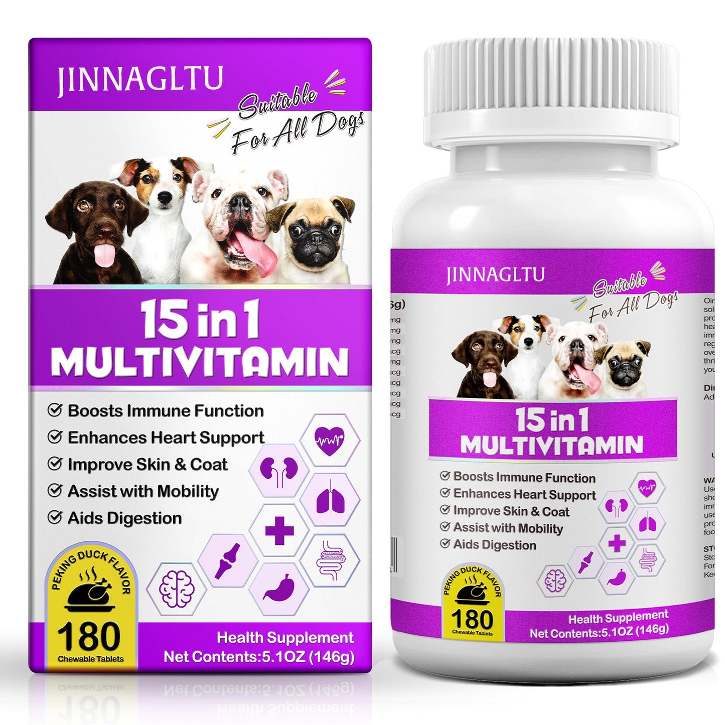 JINNAGLTU 15 in 1 multivitamin