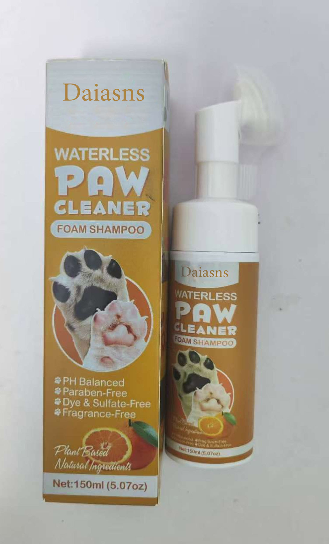Daiasns WATERLESS PAW CLEANER FOAM SHAMPOO