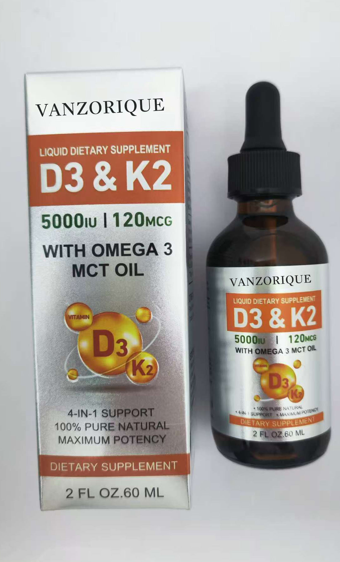 VANZORIQUE Liquid Dietary Supplement D3&K2