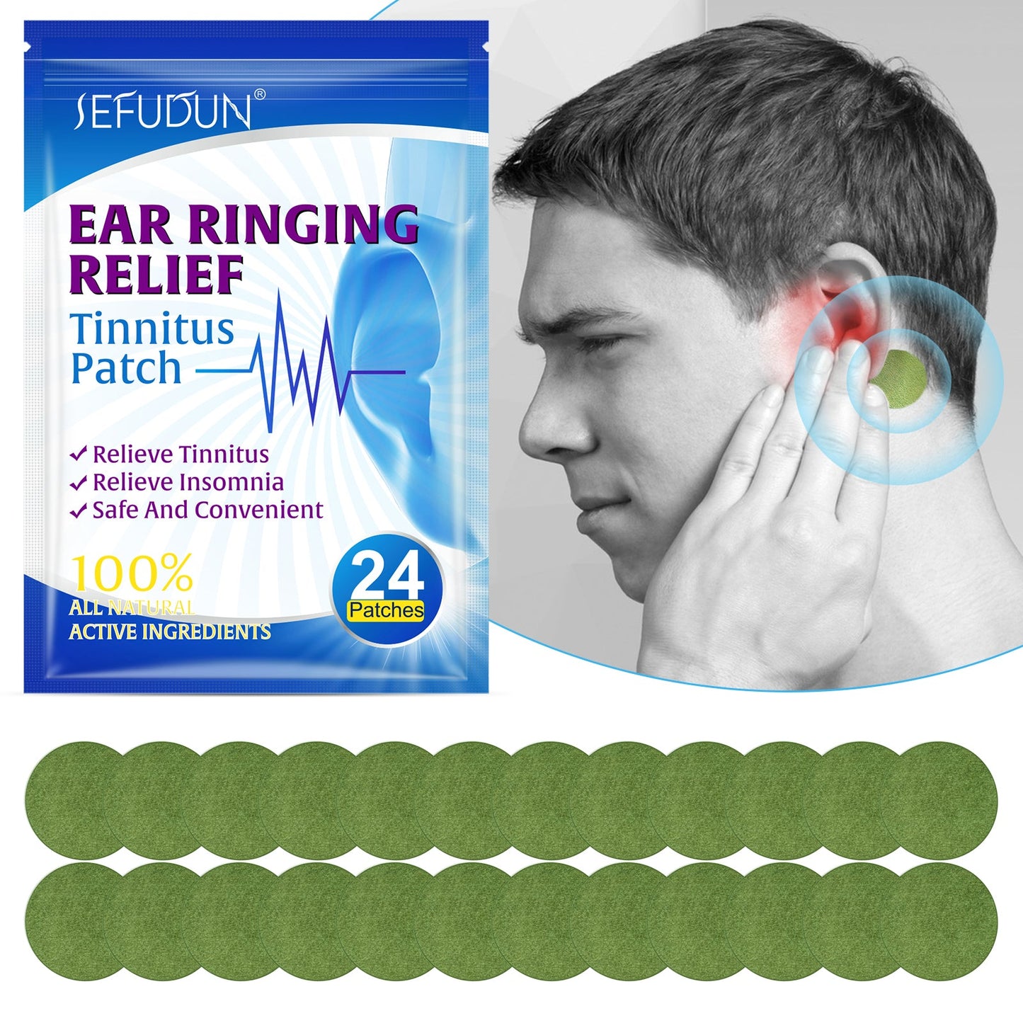 Sefudun Tinnitus Relief Treatment Patches