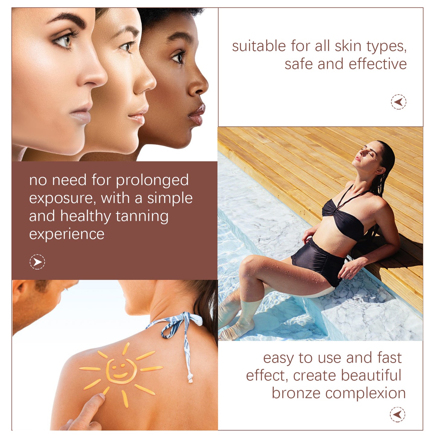 Daiasns Self-Tanning Lotion With Peptides,Serum & Vitamin E