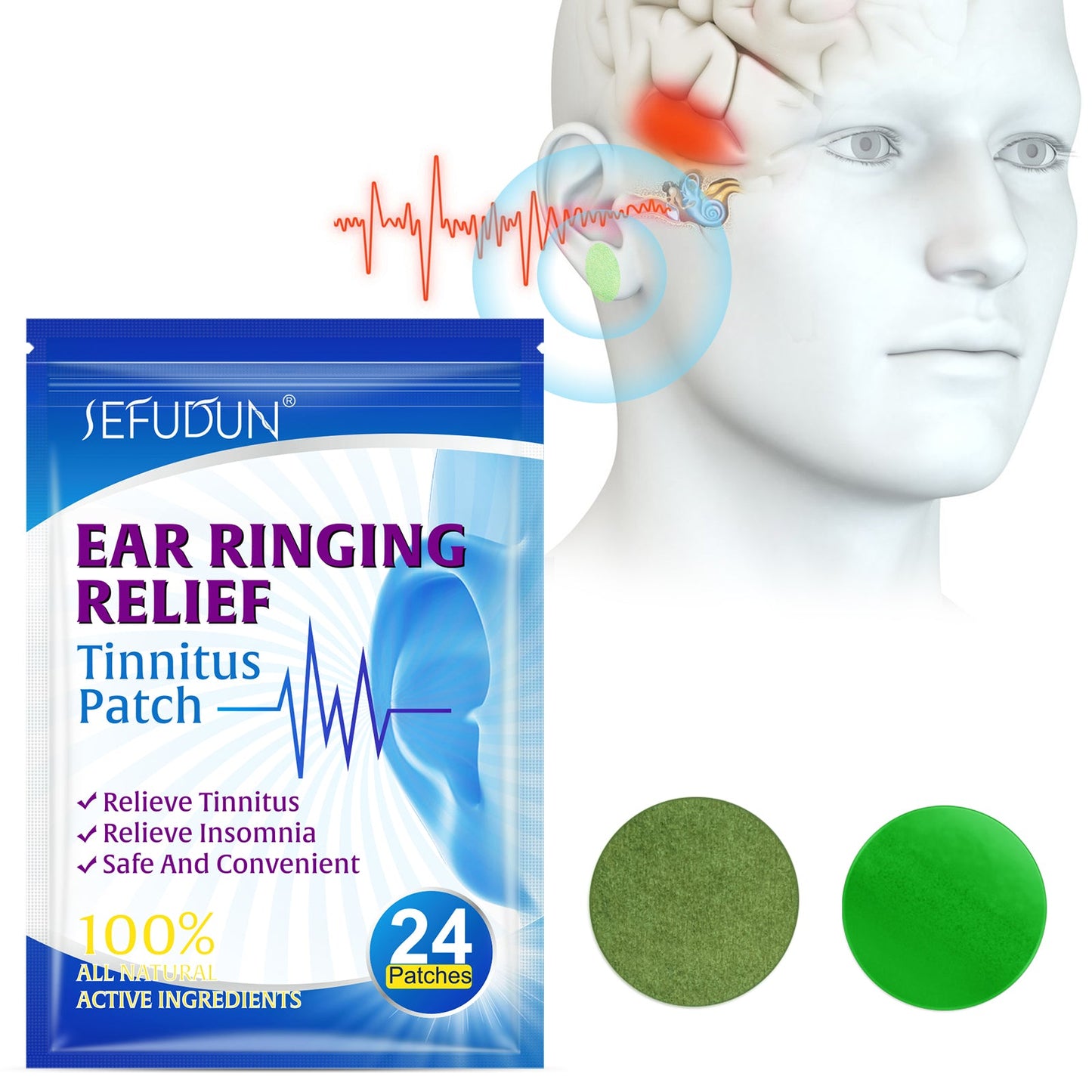 Sefudun Tinnitus Relief Treatment Patches