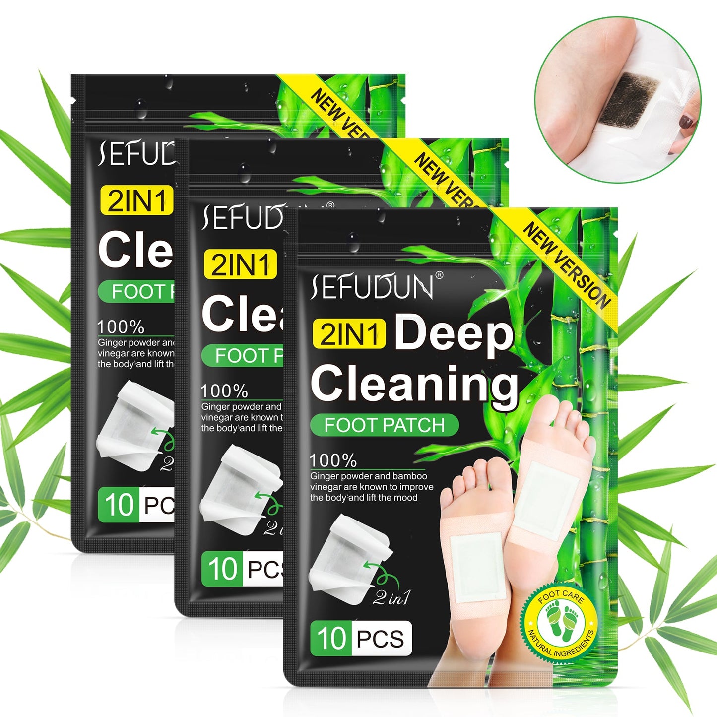 Sefudun 2in1 Deep Cleaning Foot Patch