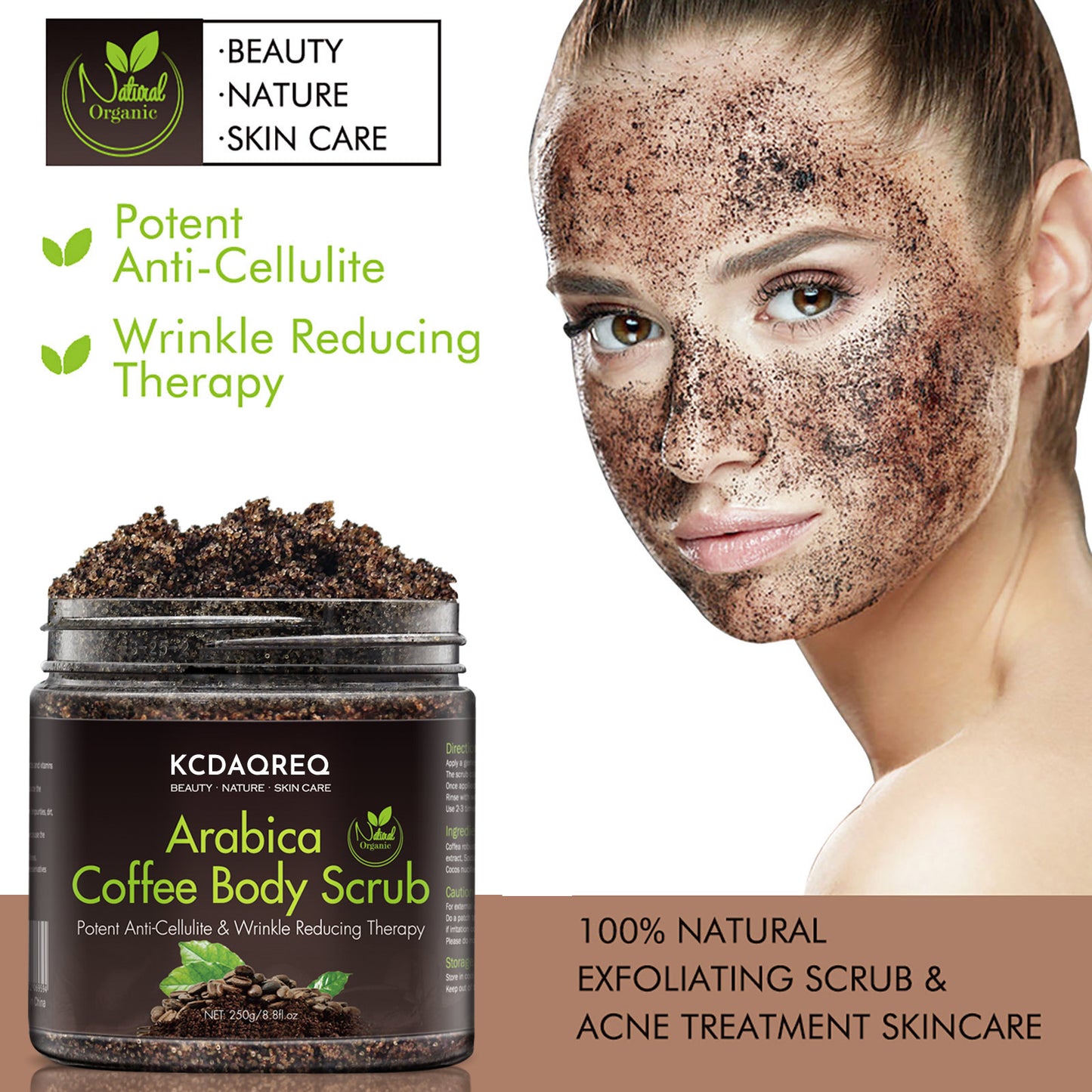 KCDAQREQ Arabica Coffee Body Scrub