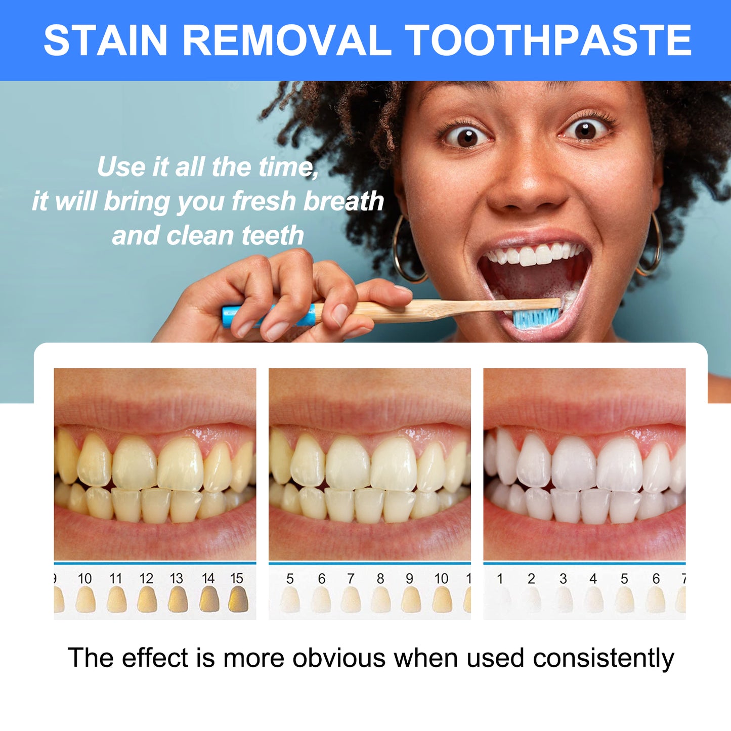 sefudun STAIN REMOVAL WHITENING TOOTHPASTE