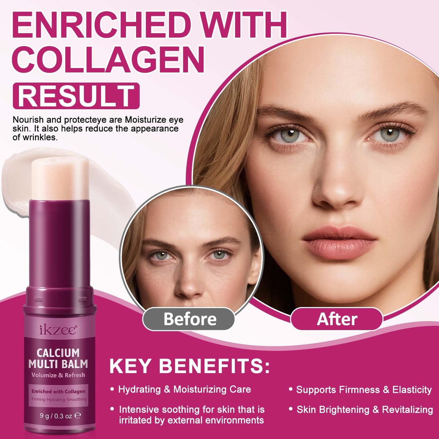 ikzee CALCIUM MULTI BALM Volumize & Refresh